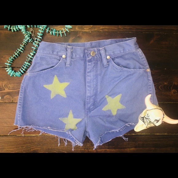 Wrangler Pants - Vintage bareback Wrangler cut off shorts